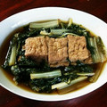 朋まき's cooksnap of when they made 厚揚げと青梗菜の煮物.