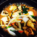 とりちゃん★'s cooksnap of when they made ☆ほうれん草と鶏むね肉の照り焼き炒め☆.