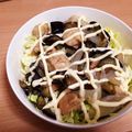 ほわりばちゃん's cooksnap of when they made なすと鶏ももの出会い頭事故！キャベツ添え.