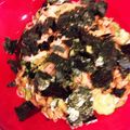 mianmian's cooksnap of when they made 納豆バンバンジーどん.