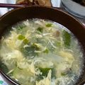 うみめそ's cooksnap of when they made 鶏がらの卵スープ.