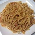 k＊a's cooksnap of when they made トマトツナソーススパゲッティ.