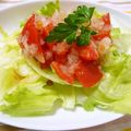 あーもこ's cooksnap of when they made レタスとトマトのサラダ.