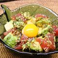 ちべターリー's cooksnap of when they made マグロとアボカドのユッケ丼.