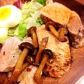 RINAmatin's cooksnap of when they made 牛モモ肉のオーブン焼き 和風きのこソース.