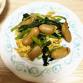 yuka119's cooksnap of when they made 小松菜とたまご炒め.