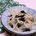 赤い電話's cooksnap of when they made モヤシと海苔のナムル.