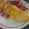 宮古☮'s cooksnap of when they made 簡単！とろけるチーズオムレツ♪.