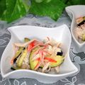 mielle's cooksnap of when they made 茄子とささ身の柚子胡椒ポン酢♬.