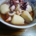 桃子san's cooksnap of when they made タコと里芋の煮物.