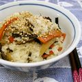 としおやじ's cooksnap of when they made 青大豆とあらめの混ぜご飯.