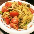クック7FXUQ4☆'s cooksnap of when they made オイスターソーストマト焼きそば.