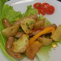 koupapa's cooksnap of when they made 焼きポテトとソーセージのサラダ.