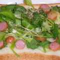 ジョングレ's cooksnap of when they made ハーブ香る❀　ウィンナーのサラダトースト.