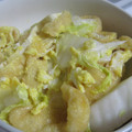 emilyitt's cooksnap of when they made 安ウマ！白菜と油揚げの卵とじ.