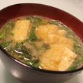 バカリャウ's cooksnap of when they made 春菊のごま味噌汁.