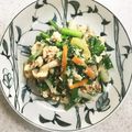 RoomA's cooksnap of when they made もやしとニラの豆腐チャンプル♪.