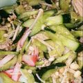 らむらむらむ酒's cooksnap of when they made 胡瓜とえのきの中華風サラダ☆冷奴乗せ★.
