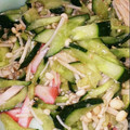らむらむらむ酒's cooksnap of when they made 胡瓜とえのきの中華風サラダ☆冷奴乗せ★.