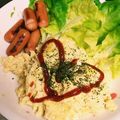 tacuba's cooksnap of when they made 豆腐でふわふわスクランブルエッグ♡.