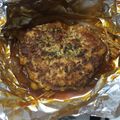 ☆★あーこ★☆'s cooksnap of when they made 元ステーキ職人直伝包み焼き豆腐ハンバーグ.