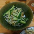 クック1NAUYX☆'s cooksnap of when they made 簡単♪もやしときゅうりのさっぱりナムル.