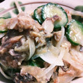 ゆすらいおん's cooksnap of when they made 缶詰で簡単‼サバときゅうりの和物.