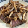 ひぃたむ's cooksnap of when they made サーロインステーキ☆きのこソース.