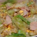くっくのん's cooksnap of when they made レタスとハムのチャーハン☆彡.