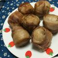 ぷりぽんち's cooksnap of when they made 簡単ガッツリ！肉巻きお握り。.