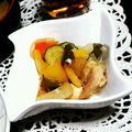 ウメミンツ's cooksnap of when they made 鶏肉ときゅうりとパプリカの甘酢炒め.