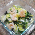 Charlie725's cooksnap of when they made プリプリエビと白菜の中華塩炒め煮.
