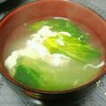 ヨシヨッシー's cooksnap of when they made 硬い葉でも美味しく♪レタスのスープ.