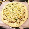runny13's cooksnap of when they made 10.4風カントリーピザ（和風ピザ）.