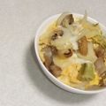 きらり流れ星's cooksnap of when they made 鶏モモ肉のダシで美味しい親子丼♪.