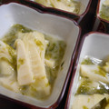 kana叶's cooksnap of when they made Wの食感☯たけのこ薄煮☯筍あおさ餡かけ.
