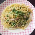 ちょろぎぃ's cooksnap of when they made 水菜とハムのパスタ☆包丁要らず.