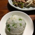 Ruriluru's cooksnap of when they made 青じそとたくあんのおにぎり.