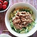 Candy°'s cooksnap of when they made じゃじゃ麺　美味しく出来たのでメモ♪.