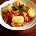らたらん's cooksnap of when they made 豆腐とえのきのキムチ煮.