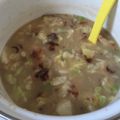 もたのすけ's cooksnap of when they made リメイク☆お好み焼きのトロぉ〜り味噌汁.