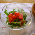 violets's cooksnap of when they made 和えるだけ！トマトと水菜の塩昆布サラダ.