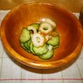 violets's cooksnap of when they made 竹輪ときゅうりの和え物.