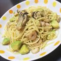 ちいたゆ's cooksnap of when they made アボカド＆牡蠣＆エビのパスタ.