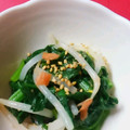 taako1552's cooksnap of when they made ほうれん草ともやしの梅肉和え.