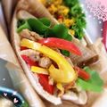 Yun370's cooksnap of when they made アラビア風ピタサンド(シャワルマ).