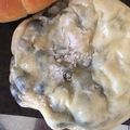 お気楽な嫁。's cooksnap of when they made 薄力粉で簡単黒豆パン.