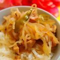 happymiina's cooksnap of when they made 冷凍玉ねぎで時短♡豚丼☆.
