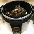 eclat♡'s cooksnap of when they made 電気圧力鍋でさんまの梅生姜煮.