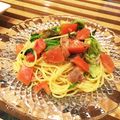 yooohei's cooksnap of when they made 生ハムの冷製パスタ.